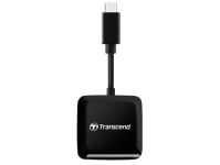 Кардрідер Transcend USB 3.2 Type-C > microSD/SD Чорний