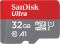 Карта памяти SanDisk microSD   32GB C10 UHS-I R100MB/s Ultra + SD