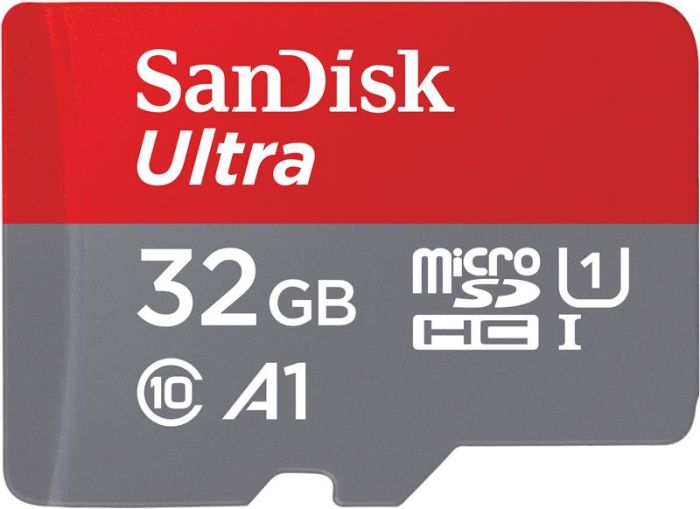 Карта памяти SanDisk microSD   32GB C10 UHS-I R100MB/s Ultra + SD