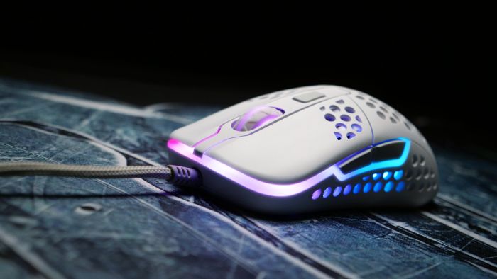 Mouse Xtrfy M42, USB-A, RGB,  Білий
