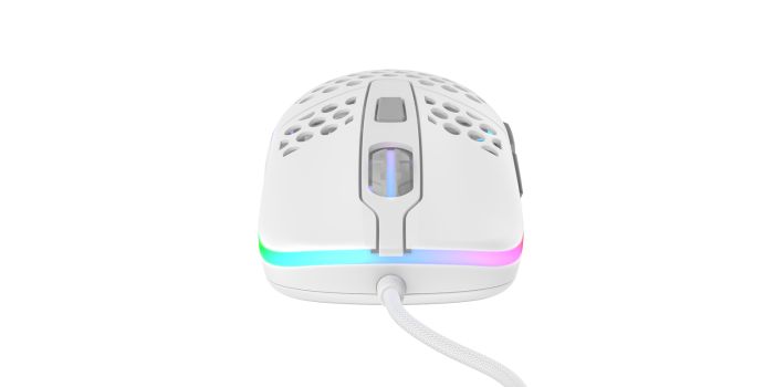 Mouse Xtrfy M42, USB-A, RGB,  Білий