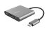 Trust Dalyx 3-in-1 Multiport USB-C Adapter ALUMINIUM