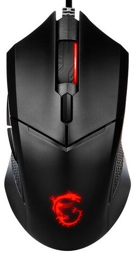 Мышь MSI Clutch GM08, Red, USB-A, чёрный