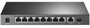 Комутатор TP-LINK  8xGE (8xPoE), 1xSFP, 63Вт, Некерований TP-Link TL-SG1210P