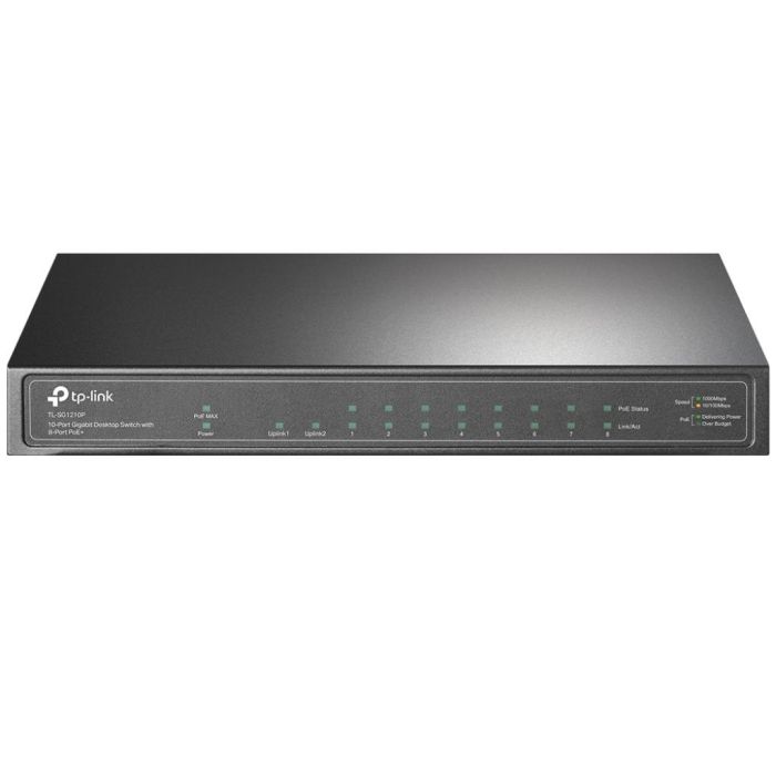 Коммутатор TP-LINK  8xGE (8xPoE), 1xSFP, 63Вт, Неуправляемый TP-Link TL-SG1210P