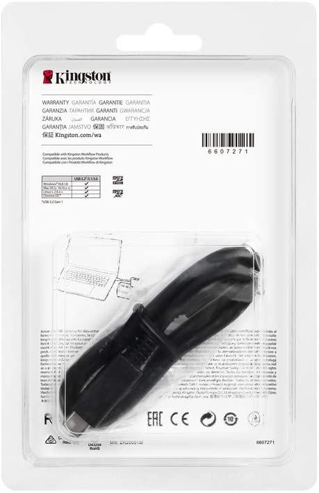 Kingston USB 3.2 Type-C > 2x microSD UHS-II Workflow Silver