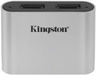 Кардрідер Kingston USB 3.2 Type-C > 2x microSD UHS-II Workflow Срібний