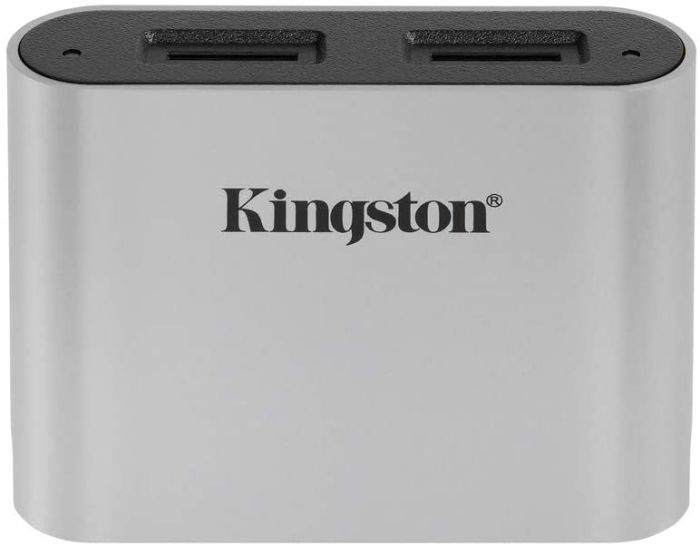 Kingston USB 3.2 Type-C > 2x microSD UHS-II Workflow Silver