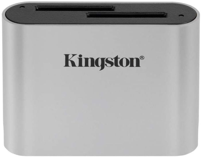 Кардрідер Kingston USB 3.2 Type-C > 2xSD UHS-II Workflow Срібний