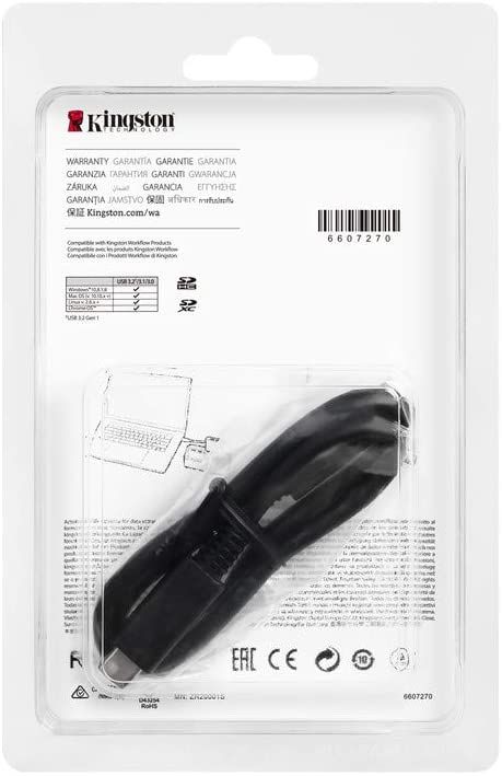 Кардрідер Kingston USB 3.2 Type-C > 2xSD UHS-II Workflow Срібний