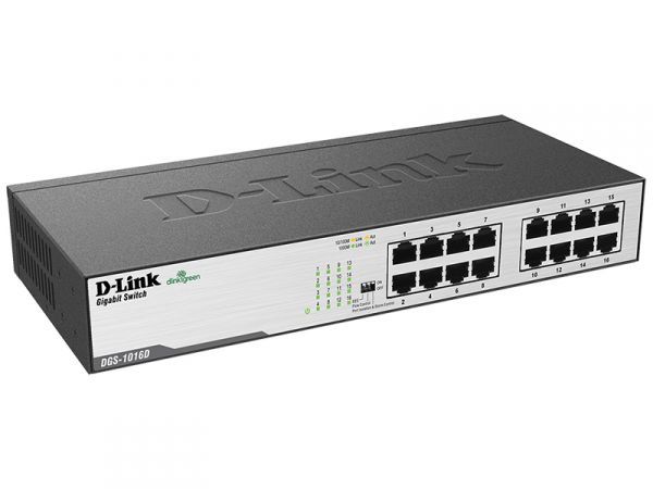 Switch  16xGE Unmanaged Gigabit D-Link DGS-1016D