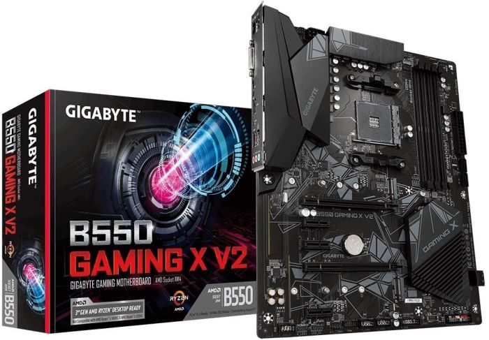 Материнская плата GIGABYTE B550 GAMING X V2  sAM4 B550 4xDDR4 HDMI DVI ATX