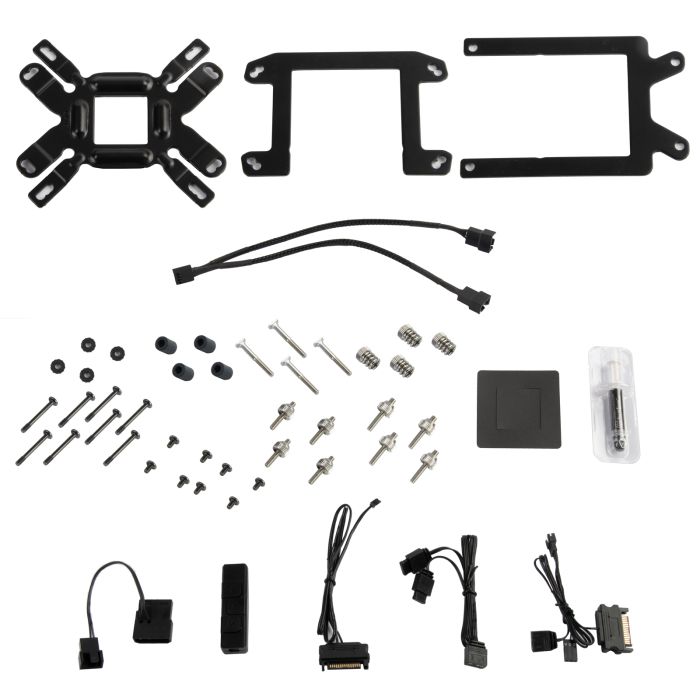 SilverStone LCS Icegem 240P-ARGB, LGA2066, 2011, 1366, 115x, 1366, TRX4TR4, AM4, AM3, AM3+, AM2, AM2+, FM1, FM2, TDP280W, black