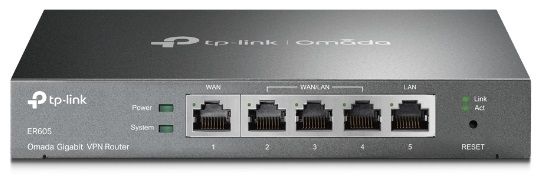Мультисервисный Маршрутизатор TP-LINK , 1xGE LAN, 1xGE WAN, 3xGE LAN, TP-Link ER605