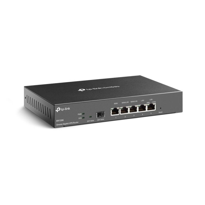 Мультисервісний Маршрутизатор TP-LINK  2xGE LAN, 1xGE WAN, 2xGE LAN, 1xSFP TP-Link ER7206
