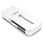 Кардрідер Transcend USB 3.1 Type-A > microSD/SD Білий