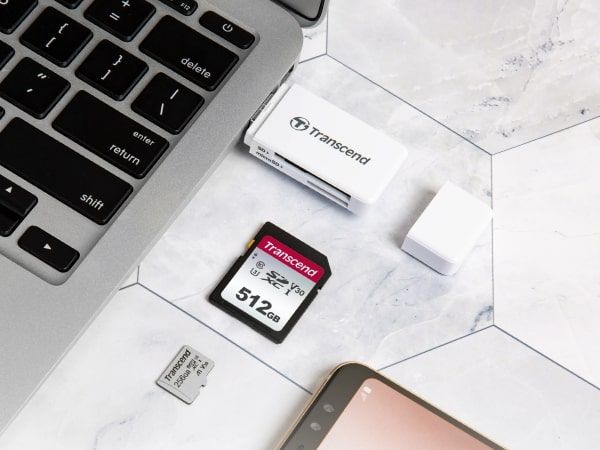 Кардрідер Transcend USB 3.1 Type-A > microSD/SD Білий