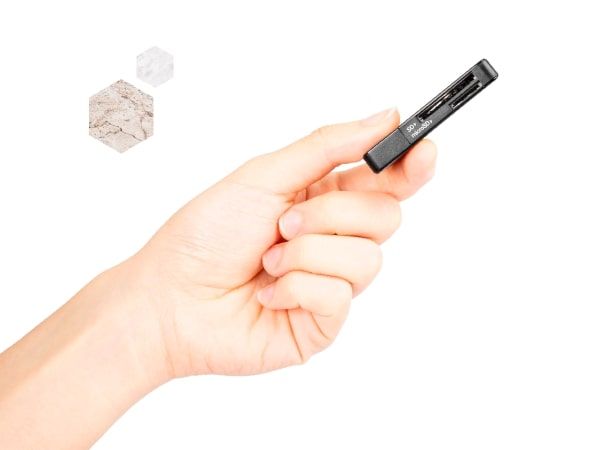 Кардрідер Transcend USB 3.1 Type-A > microSD/SD Білий