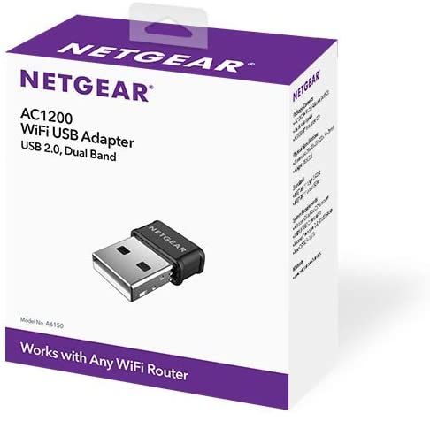 NETGEAR WiFi-adapter A6150 AC1200, USB 2.0