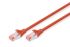 DIGITUS Patch Cord CAT 6 S-FTP, 0.5m, AWG 27/7, LSZH, red