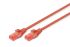 DIGITUS CAT 6 U-UTP patch cable, Cu, LSZH, AWG 26/7, length 5 m, color red