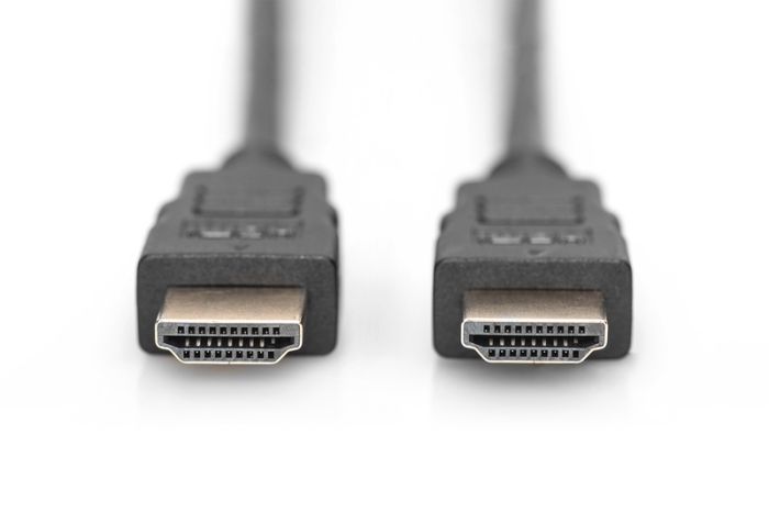 Кабель DIGITUS HDMI (M/M), High speed/Ethernet, 1м, чорний