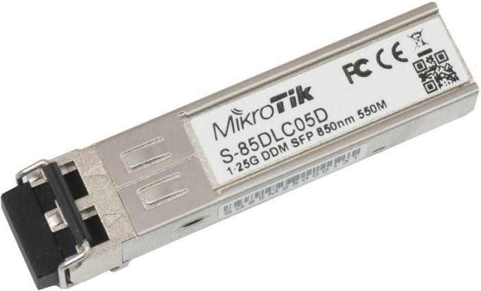 Tranceiver MikroTik  SFP, 1x1000BaseSX, MM, 550m, LC MikroTiK S-85DLC05D