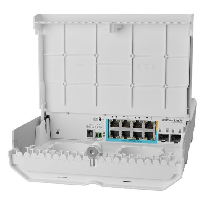 MikroTik Cloud Smart Switch netPower Lite 7R CSS610-1Gi-7R-2S+OUT