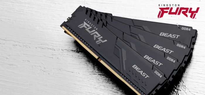 Пам'ять ПК Kingston DDR4 32GB 3600 FURY Beast