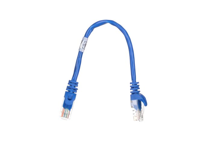 Patch Cable 2E Cat 5e,UTP,RJ45, 26AWG,7/0.16 CCA, 0.20m,PVC,Blue