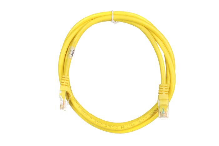 Патч-корд 2E САТ 6, UTP, 1.50м, 26AWG, RJ45, 7/0.16, Cu, PVC, жовтий