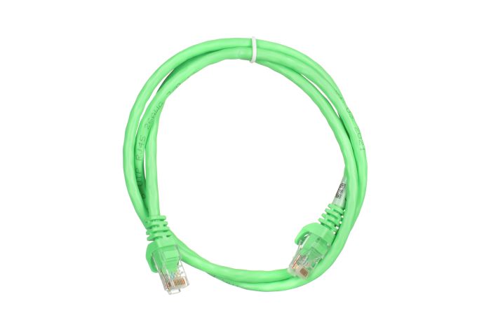 Patch Cable2E Cat 6,UTP,RJ45, 26AWG ,7/0.16 Cu, 1.00 m,PVC, Green