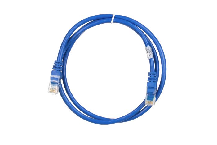Patch Cable 2E Cat 6,UTP,RJ45, 26AWG ,7/0.16 Cu, 1.00 m, PVC,Blue