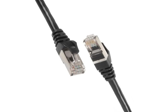 Патч-корд 2E САТ 6, UTP, 1м, 26AWG, RJ45, 7/0.16, Cu, PVC, чорний