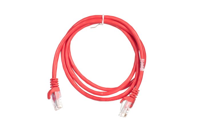 Патч-корд 2E САТ 5e, UTP, 1.20м, 26AWG, RJ45, 7/0.16, CCA, PVC, красный