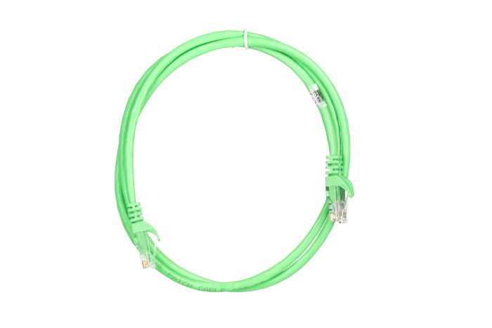 Патч-корд 2E САТ 5e, UTP, 1.20м, 26AWG, RJ45, 7/0.16, CCA, PVC, зелений