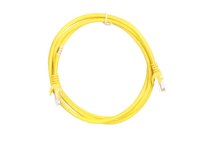 Патч-корд 2E САТ 5e, UTP, 1.50м, 26AWG, RJ45, 7/0.16, CCA, PVC, желтый