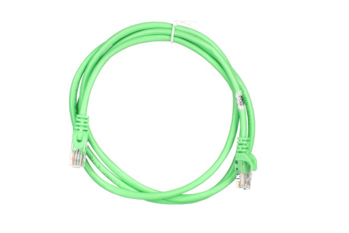 Патч-корд 2E САТ 5e, UTP, 1.50м, 26AWG, RJ45, 7/0.16, CCA, PVC, зелений
