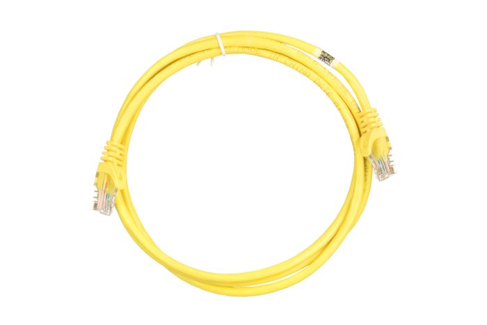 Патч-корд 2E САТ 5e, UTP, 1.50м, 26AWG, RJ45, 7/0.16, Cu, PVC, желтый