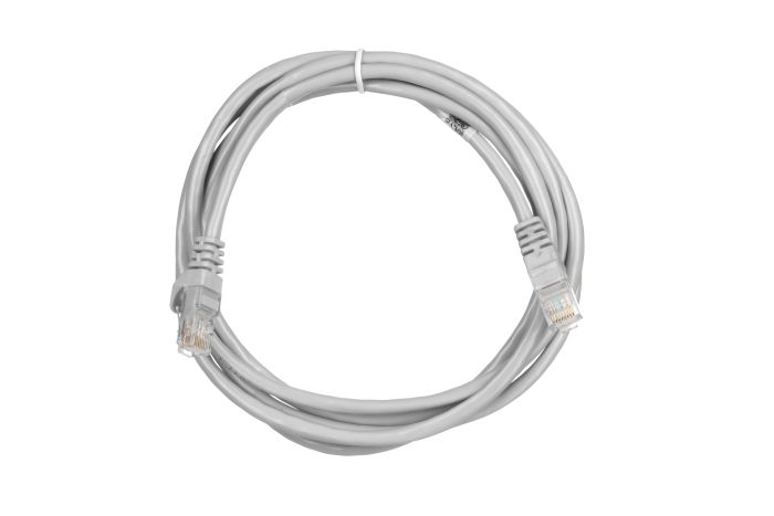 Патч-корд 2E САТ 5e, UTP, 2.20м, 26AWG, RJ45, 7/0.16, Cu, PVC, серый