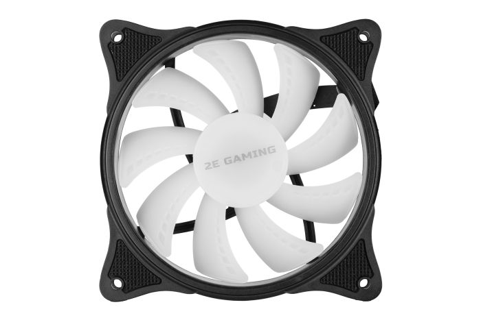 Корпусний вентилятор 2E GAMING F120IR-ARGB, 120мм, 1200rpm, 3pin, 3pin +5VARGB, 25.3dBa, чорний