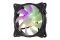 Корпусний вентилятор 2E GAMING F120IR-ARGB, 120мм, 1200rpm, 3pin, 3pin +5VARGB, 25.3dBa, чорний