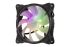2E GAMING Case Fan F120IR-ARGB, 120mm, 1200rpm, 3pin, 3pin +5VARGB, 25.3dBa, black