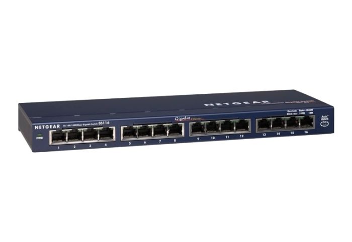Switch  16xGE, Unmanaged NETGEAR GS116GE
