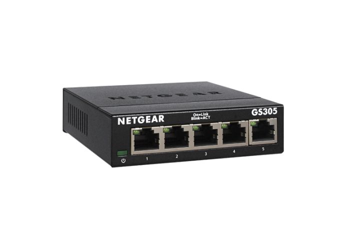 Комутатор NETGEAR GS305 5xGE, Некерований