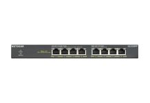 Комутатор NETGEAR GS308PP 8xGE PoE, 83Вт, Некерований