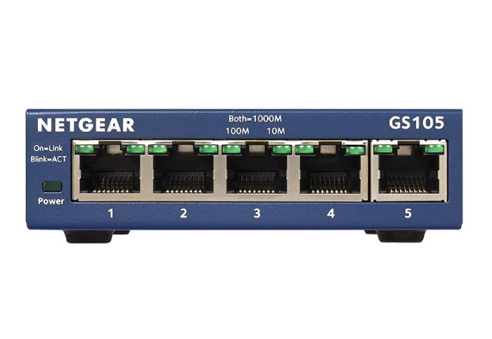Коммутатор   5xGE, Неуправляемый NETGEAR GS105GE