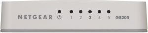 Комутатор NETGEAR GS205 5xGE, Некерований