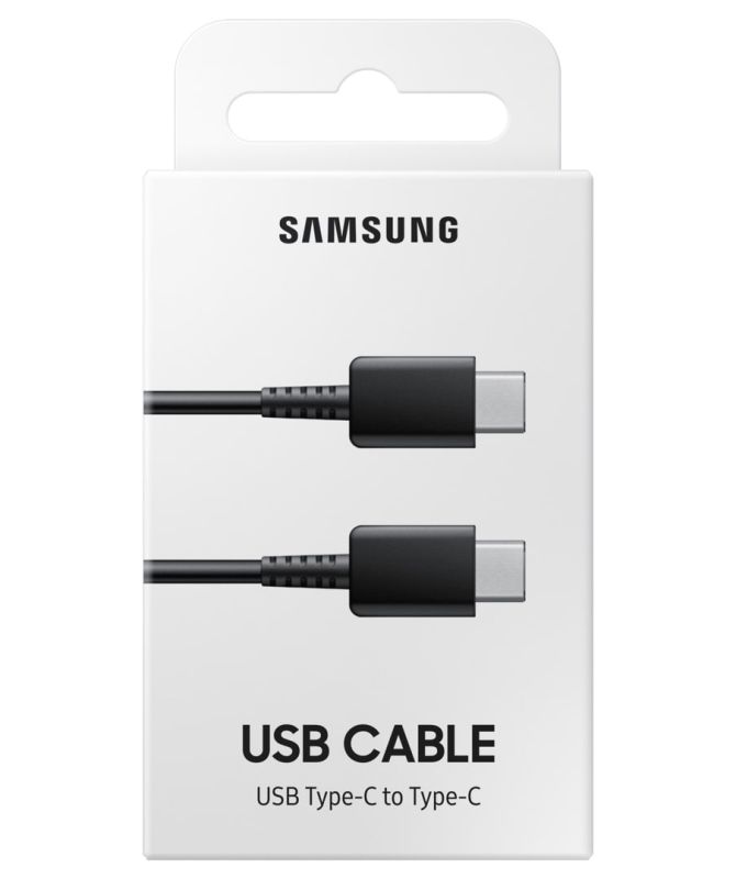 Samsung Cable USB-C > USB-C charge/data, 1m, Type-C, 3A, 60W, black
