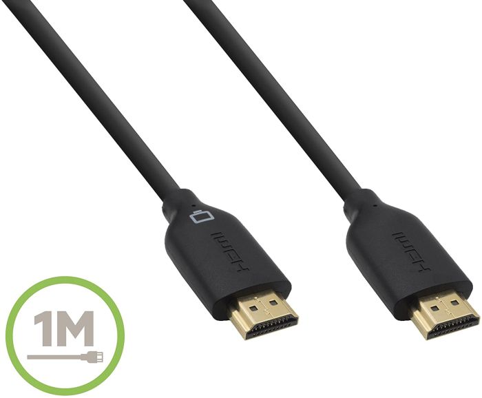 Кабель HDMI (M/M) Belkin 1м, High Speed Ethernet, чорний
